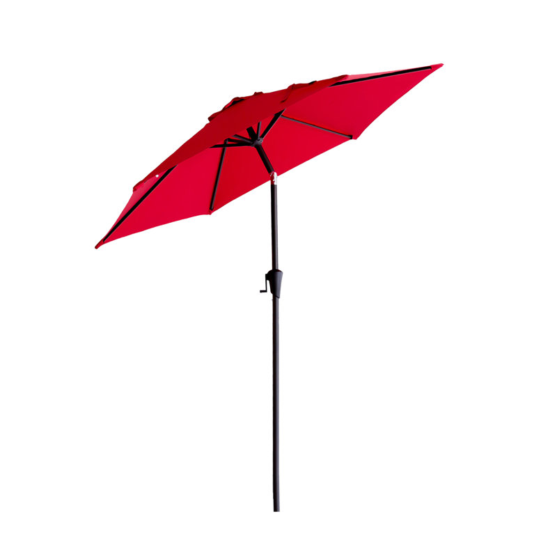 Parasol de table d'extérieur 7,5 pi Chittenden, Rouge, 7,5 pi