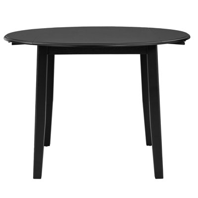 Extendable Round Dining Table For 2–4 People, Folding Wood Dining Table With Adjustable Size, Space-Saving Design