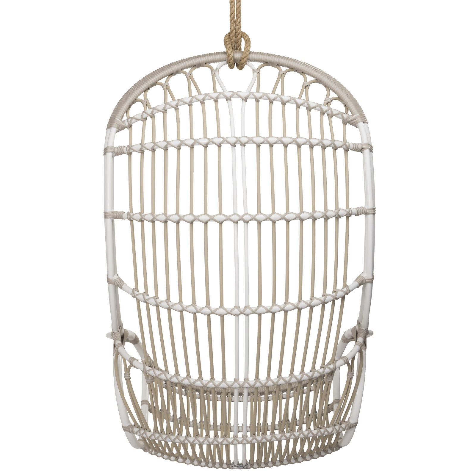 Riviera Swing Chair, White