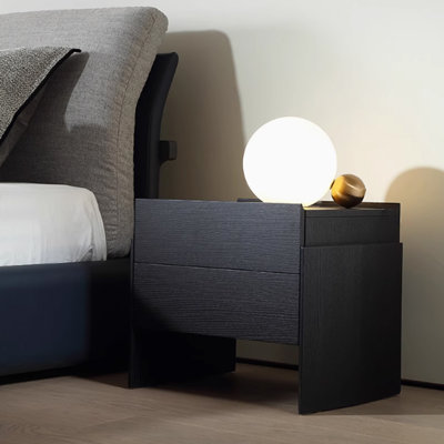 Minimalist Black Nightstand