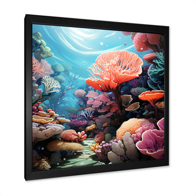 Explorations de récifs coralliens multicolores II - art de corail