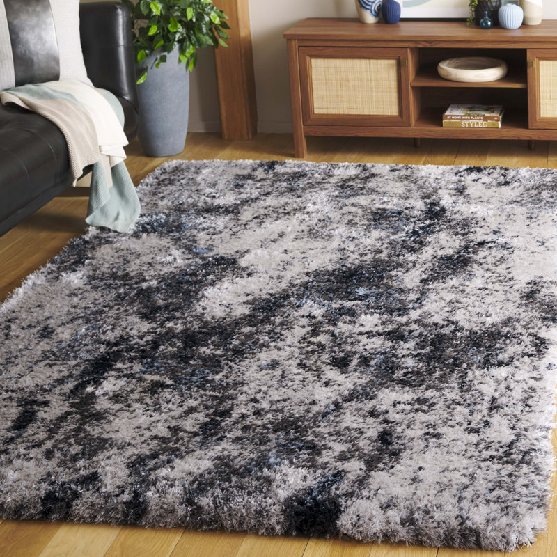 Cloud Shag Performance Abstract Rug, Rectangle 5'3" x 7'7"