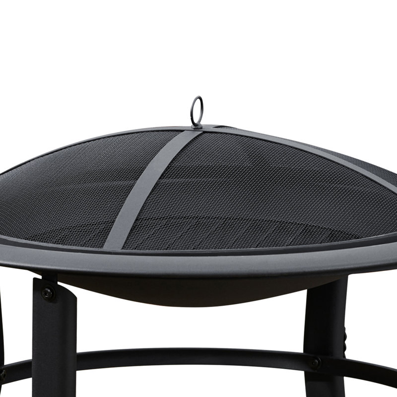 Round Steel Wood Burning Smokeless