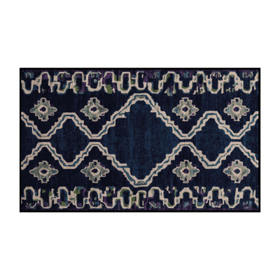 Machine Washable Gray Area Rug