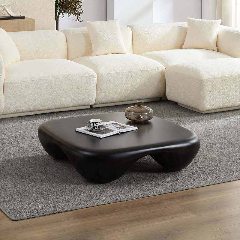 Table basse moderne pour le salon, Noir