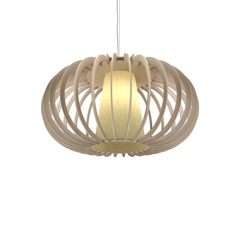 Stecche Di Legno 1 - Light Pendant, Organic Cappuccino