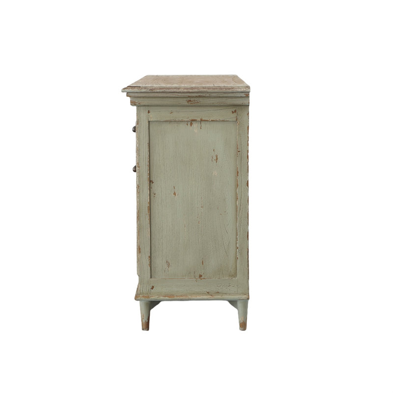 Sheridan 60'' W Solid Wood Sideboard, Gray