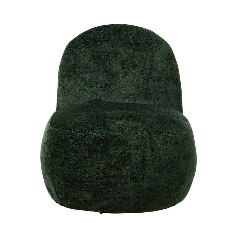 Upholstered Swivel Accent Chair, Green