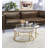 Engineered Stone Top Nesting Table Set
