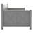 Twin Size Daybed With 2 Large Drawers, X-Shaped Frame, Modern And Rustic Casual Style Daybed, Gray