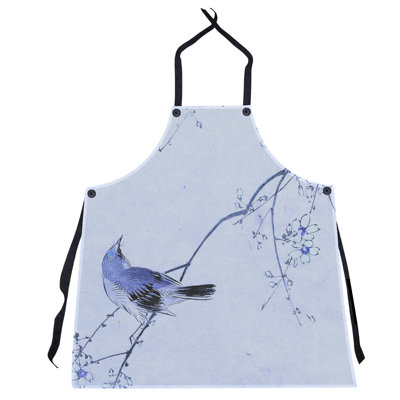 Tablier d’aquarelle keito sato et fleurs japonaises