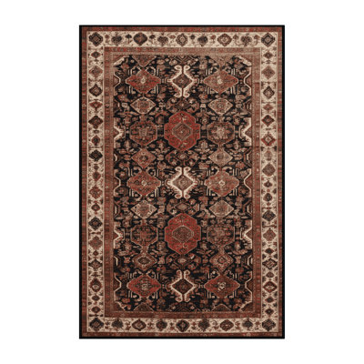 Tapis brun lavable à la machine