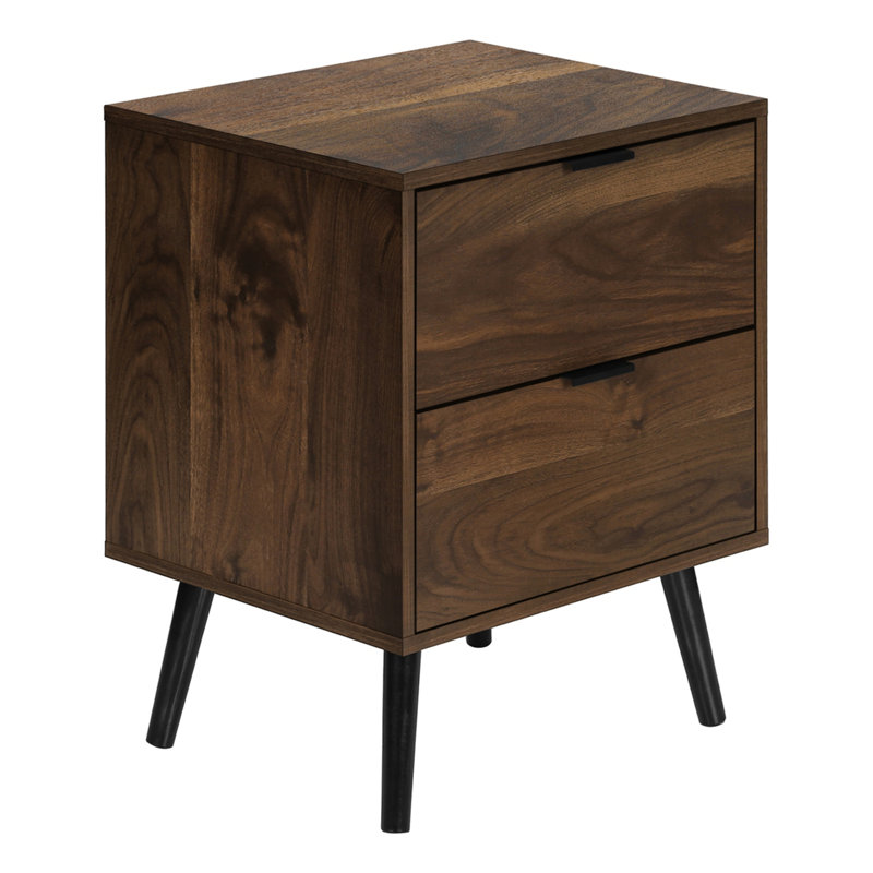 Table d'appoint, chambre à coucher, bout, salon, table de chevet, table d'appoint, tiroir de rangement, stratifié, moderne, contemporain