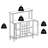 Nevin 38.35'' Bar Cabinet