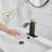 Single-Hole Single-handle Bathroom Faucet with Drain Assembly-81244200