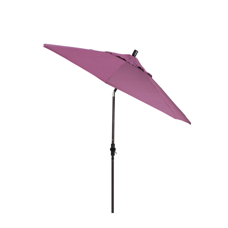 Roverta 9' Market Sunbrella® Umbrella, Canvas Iris Sunbrella® Canvas, Black