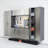 Cabinets, 32 in. W Metal Wall Storage Cabinet with Soft-Closing Drawers &amp; Doors, Slate Gray | Minimalist | Bathroom