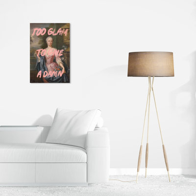 «Too Glam II On Canvas» par Wynwood Studio, reproduction