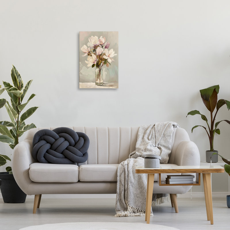 Toile «Blossoming Floral Arrangement», conception par Creative Studio, H 24 po x l 16 po