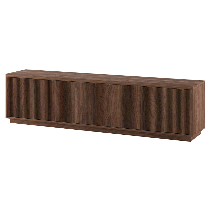 Meuble télé Hansil Denilah, Satin Walnut