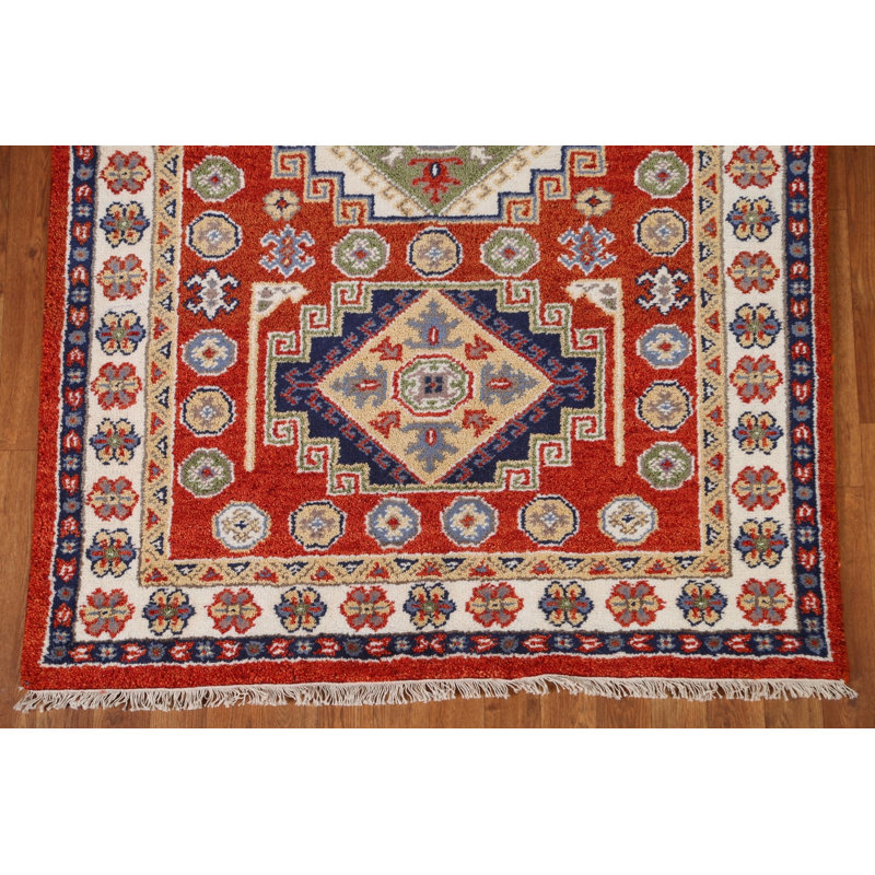 One-of-a-Kind New Age Wool Area Rug in, Rectangle 4'0" x 5'9"