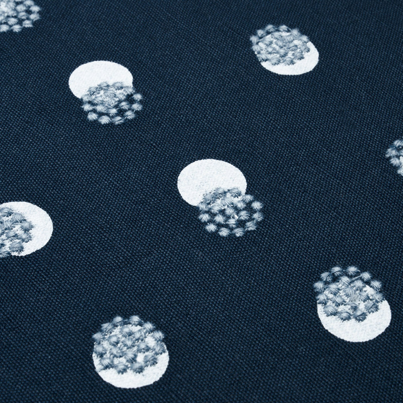 Tissu de broderie Taylor, Ciel / Marine