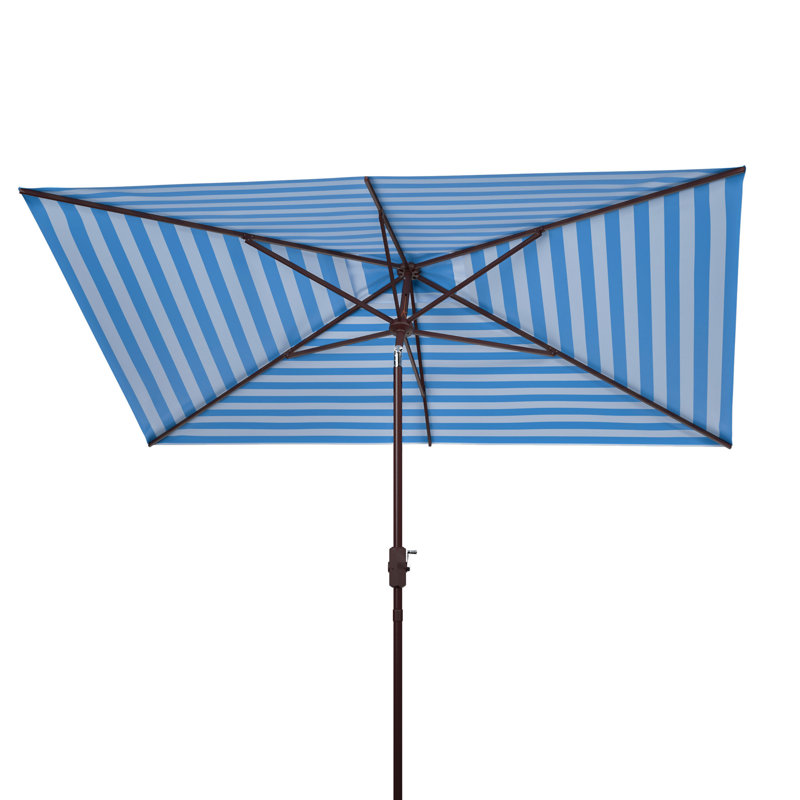 Parasol de marché rectangulaire 9,85 pi Toucha, Bleu pastel