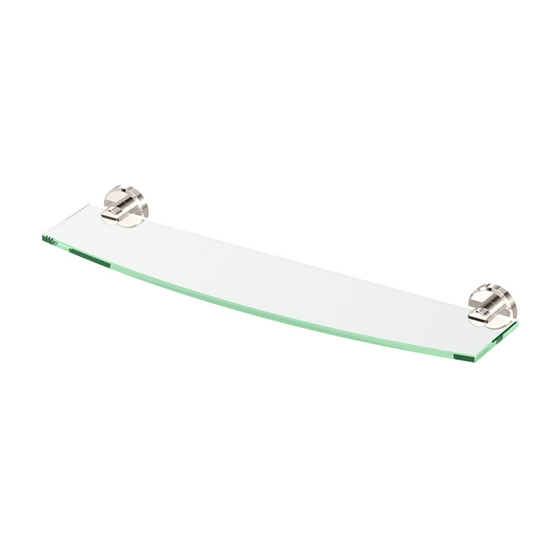 Locke Glass Shelf, Chrome