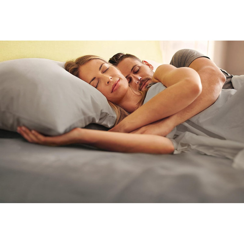 Soft Double Brushed Microfiber Single Flat Sheet/Top Sheet, Full Flat Sheet, Light Gray