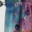 Rideau occultant rose et bleu pastel - Collages abstraits occultant - 1 panneau-107824190