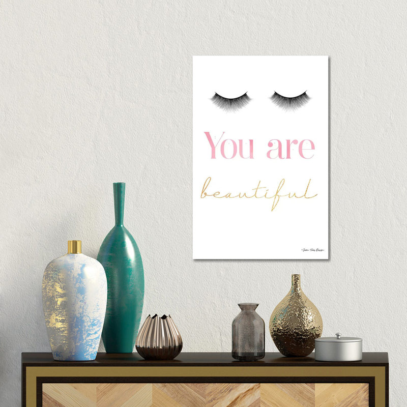 Beautiful by Seven Trees Design - Gallery-Wrapped Canvas Giclée on Canvas, Canvas, 30.48 cm H x 45.72 cm W