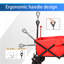 Chariot de jardin utilitaire pliable couleur pliable