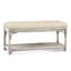 Summer Retreat Wicker Shelf Storage Bench-71425142-86505846