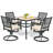 Agurne Square Outdoor Dining Table , 35.5 " W 35.5 " D
