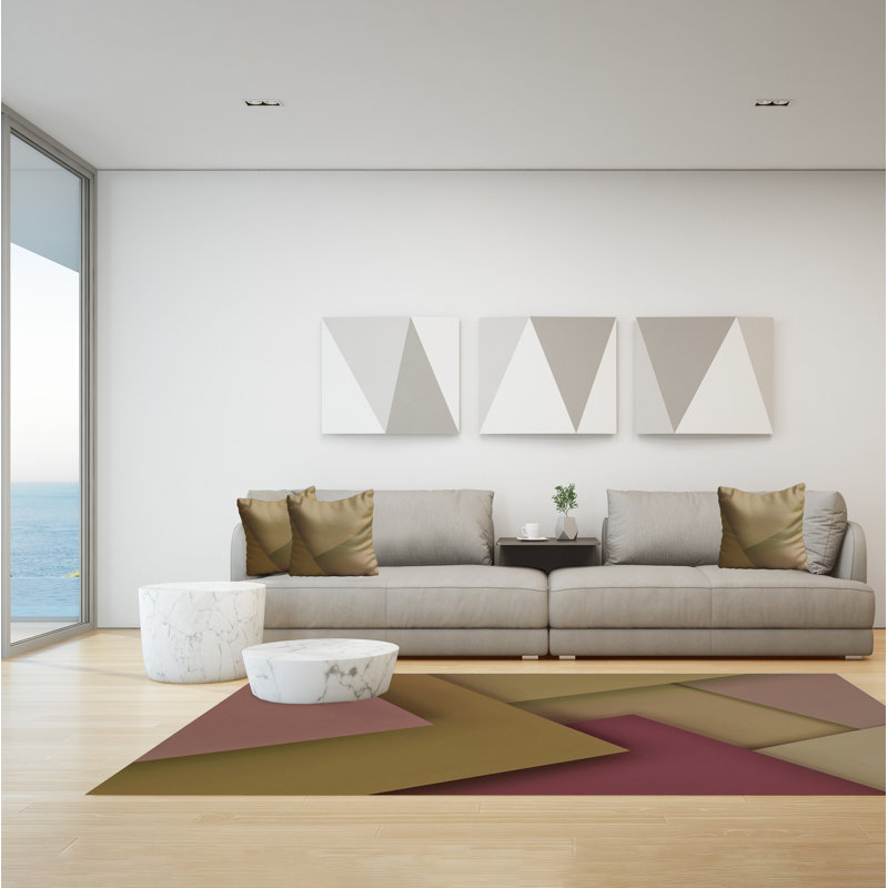 Fok Geometric Area Rug, Rectangle 140 x 200cm