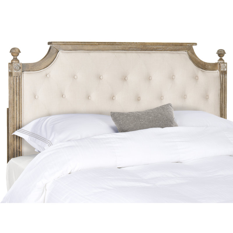 Moneta Upholstered Headboard, Beige, Full