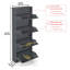Armoire à chaussures antibactérienne à 4 niveaux avec trous latéraux-87685205-130166797