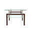 Table basse rectangulaire en verre, table basse transparente, tables d'appoint modernes pour le salon, meubles de salon-540845178-790123658