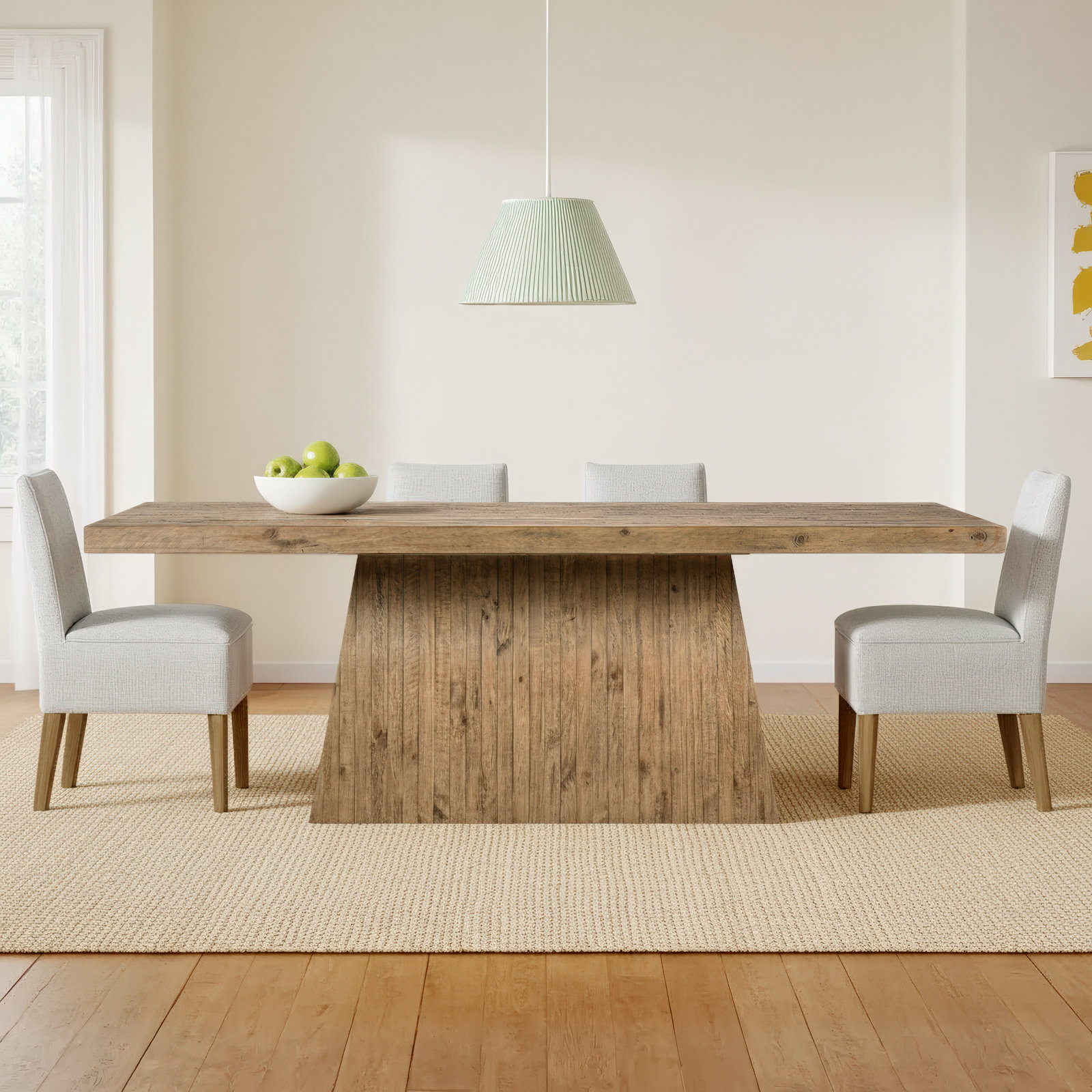 Clarendon 40" Solid Wood Pedestal Dining Table