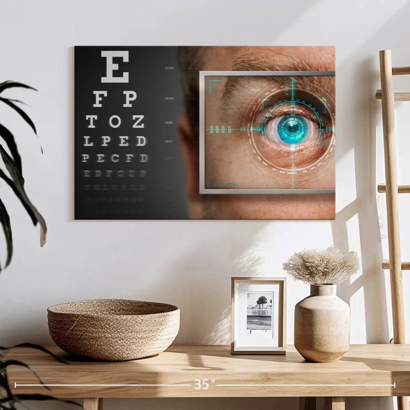 Alcaraz Blue Vision, 34" H x 51" W