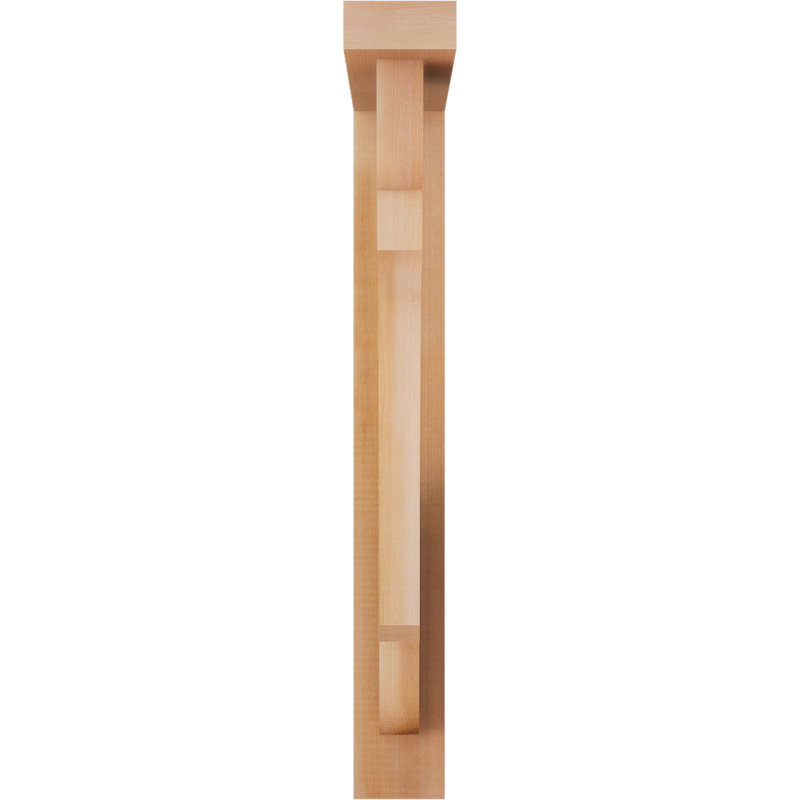 Support de bloc olympique avec entretoise décalée, 28 x 20, Cèdre rouge occidental de l 3 1/2 po (lisse)