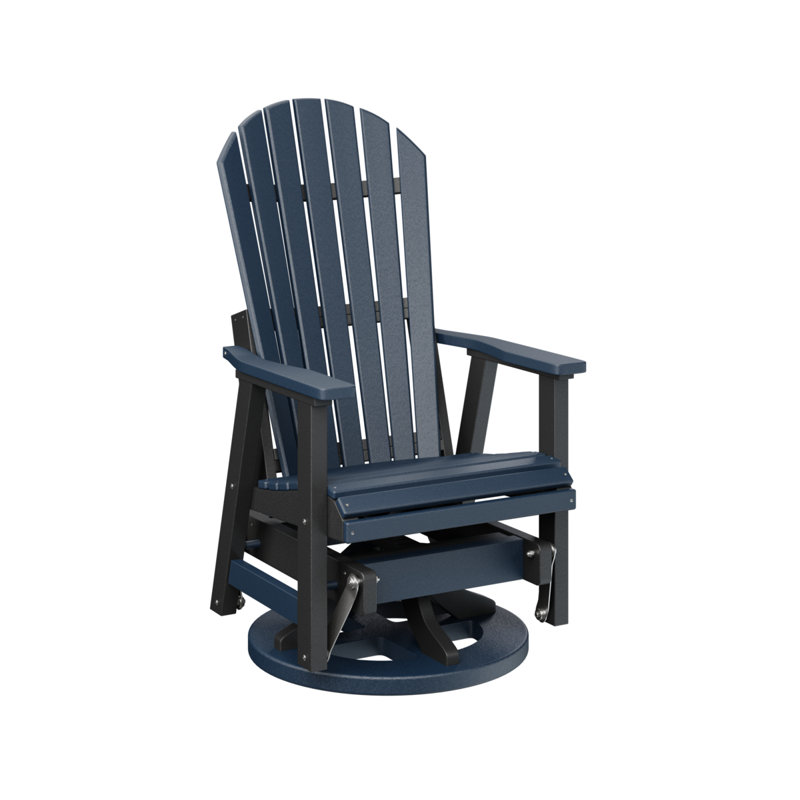 Fauteuil oscillant berlinois berlinois berlinois, Navy Blue Top/Black Base