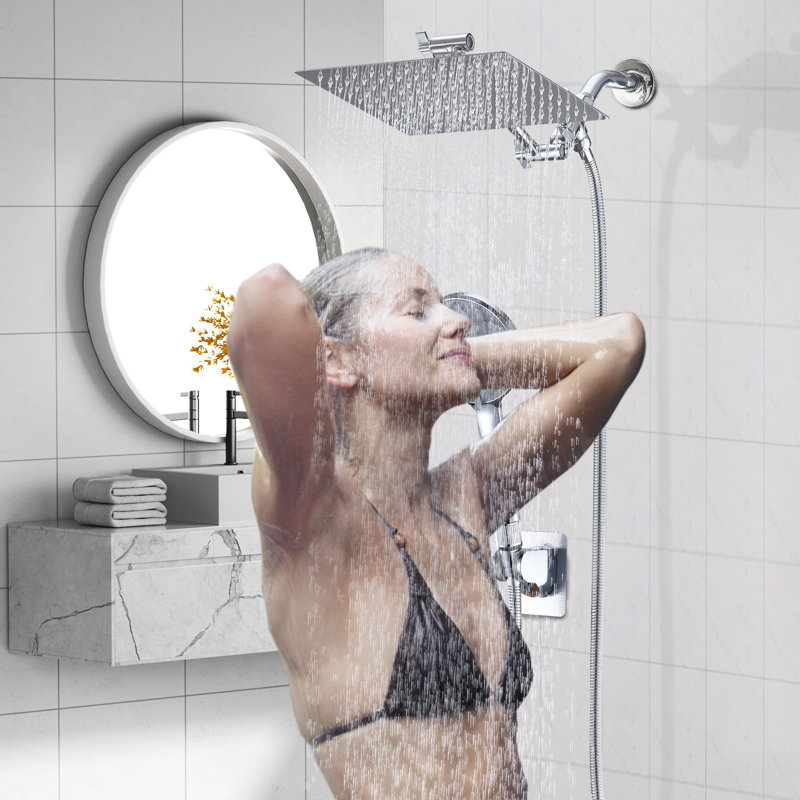 Handheld Shower Head 2.5 GPM GPM, Silver