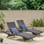 Fauteuil en osier avec accoudoirs Salem