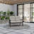 48" All-Weather Metal Loveseat 2 Seats Couch Sofa With Beige Cushions & Khaki Frame-481246521-481246520