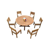 Jones Outdoor 7 - Piece Teak Dining Set