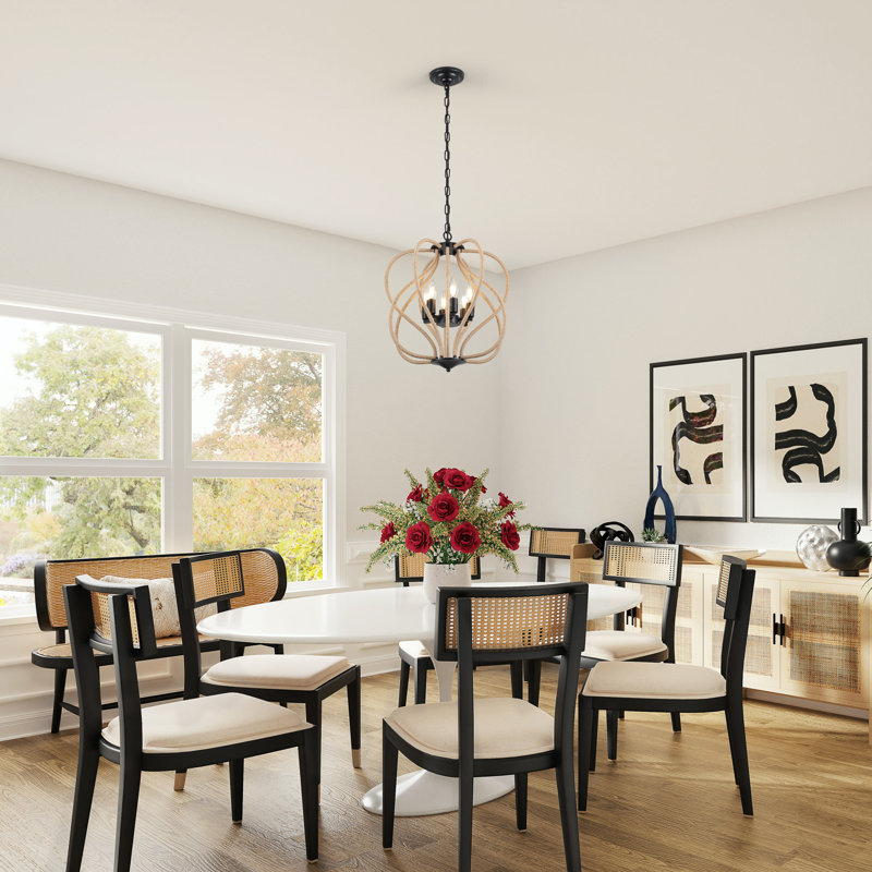  Luminaire suspendu corde 6 lumières