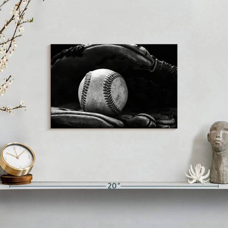 Sireci Glove Holding Baseball, 8" H x 12" W