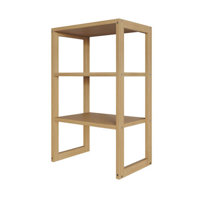 3-TIER RACK IN LIGHT OAK