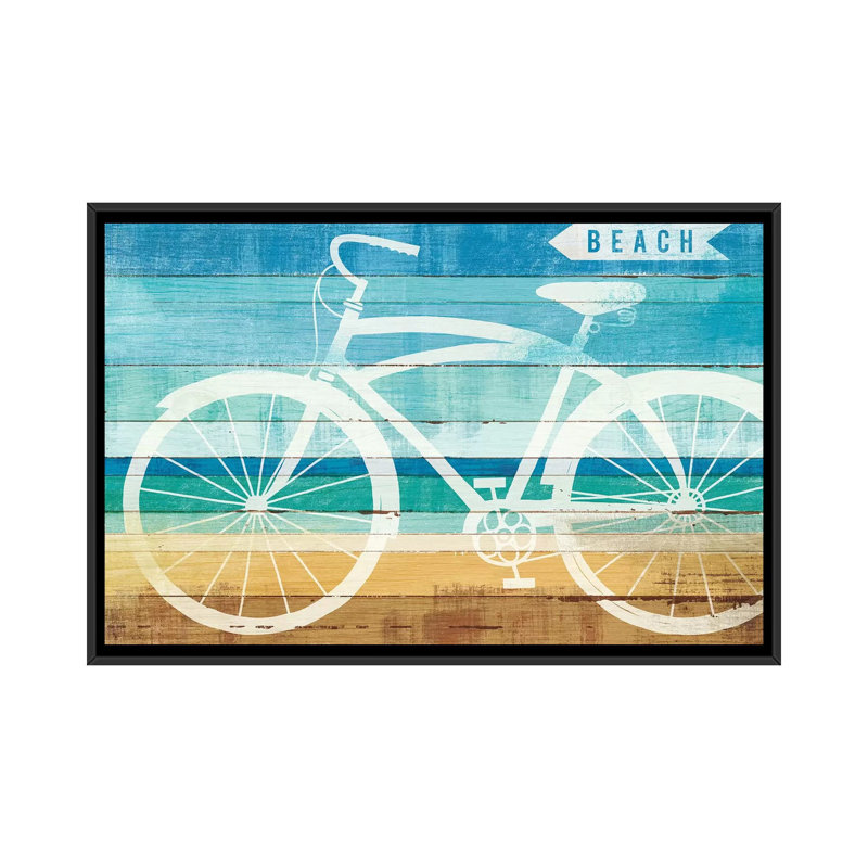 Beachscape Series: Cruiser II - impression sur toile tendue, H 32 po x l 48 po x P 1,5 po, Toile avec cadre noir